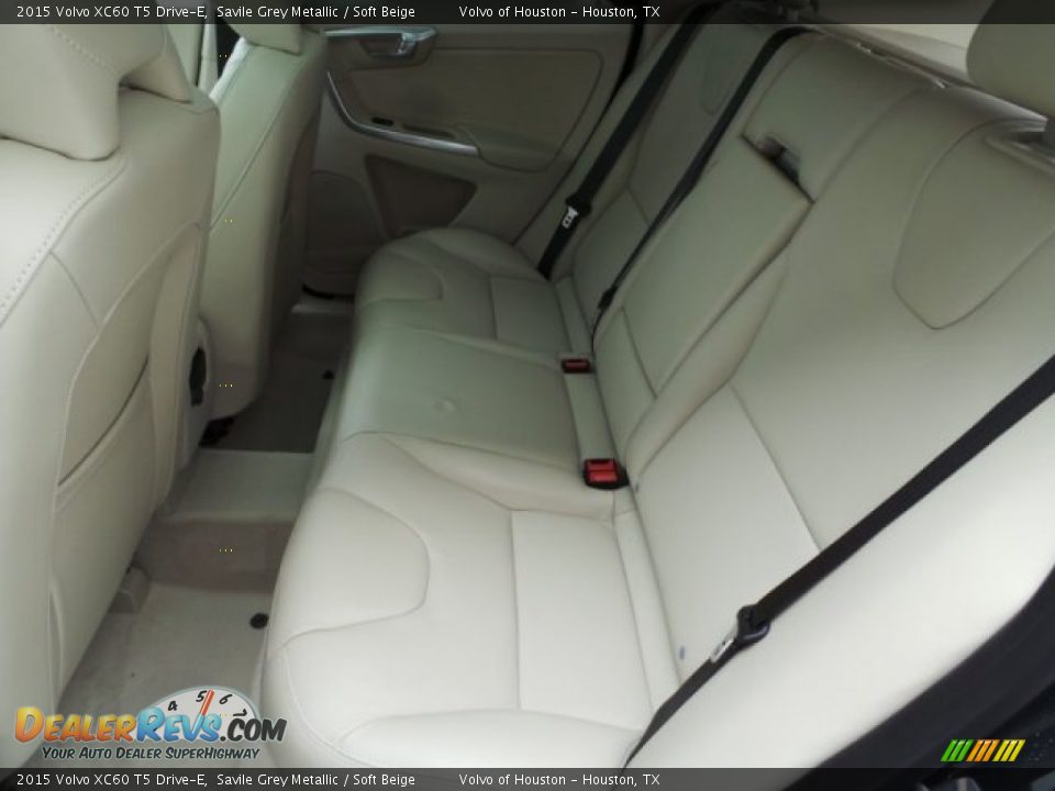 2015 Volvo XC60 T5 Drive-E Savile Grey Metallic / Soft Beige Photo #24
