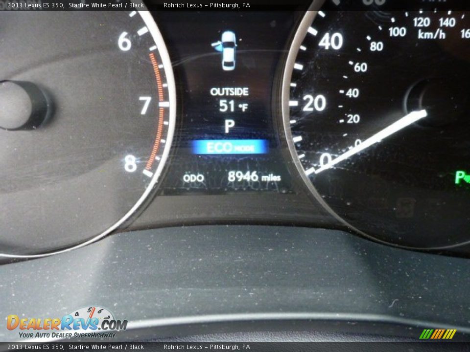 2013 Lexus ES 350 Starfire White Pearl / Black Photo #4
