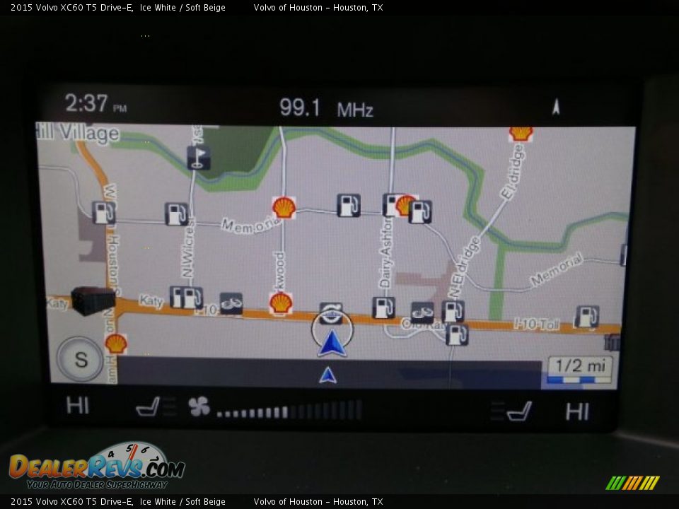 2015 Volvo XC60 T5 Drive-E Ice White / Soft Beige Photo #18