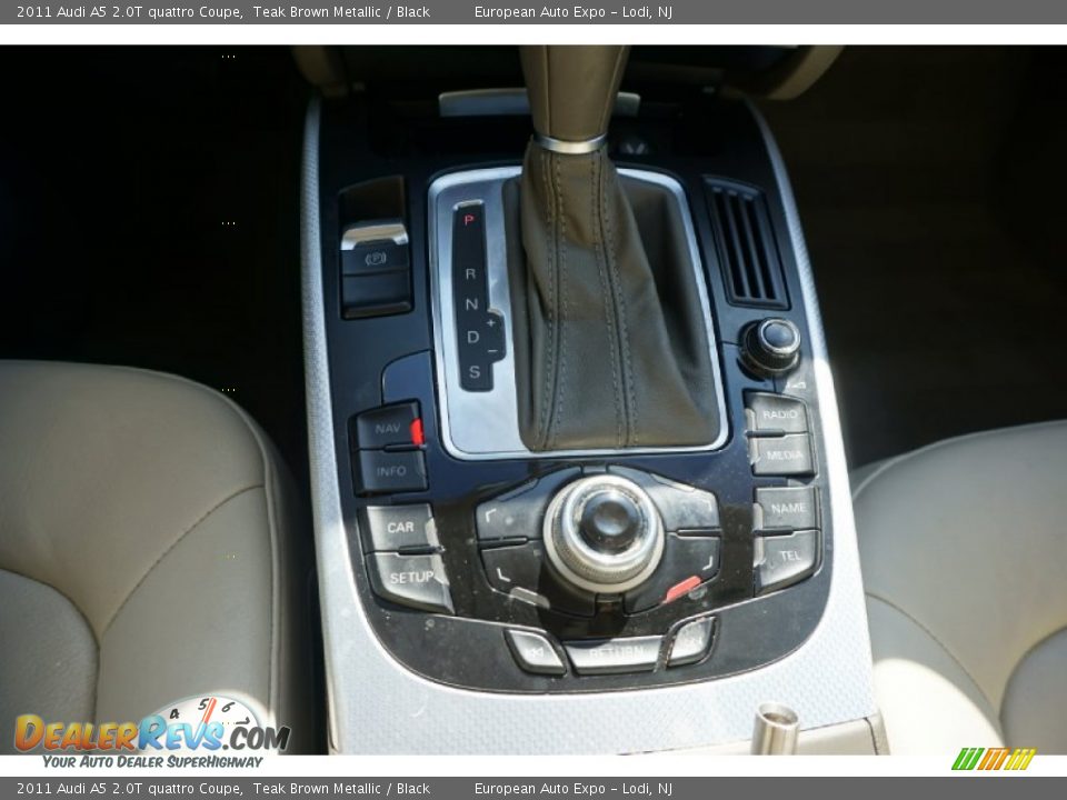 2011 Audi A5 2.0T quattro Coupe Teak Brown Metallic / Black Photo #26