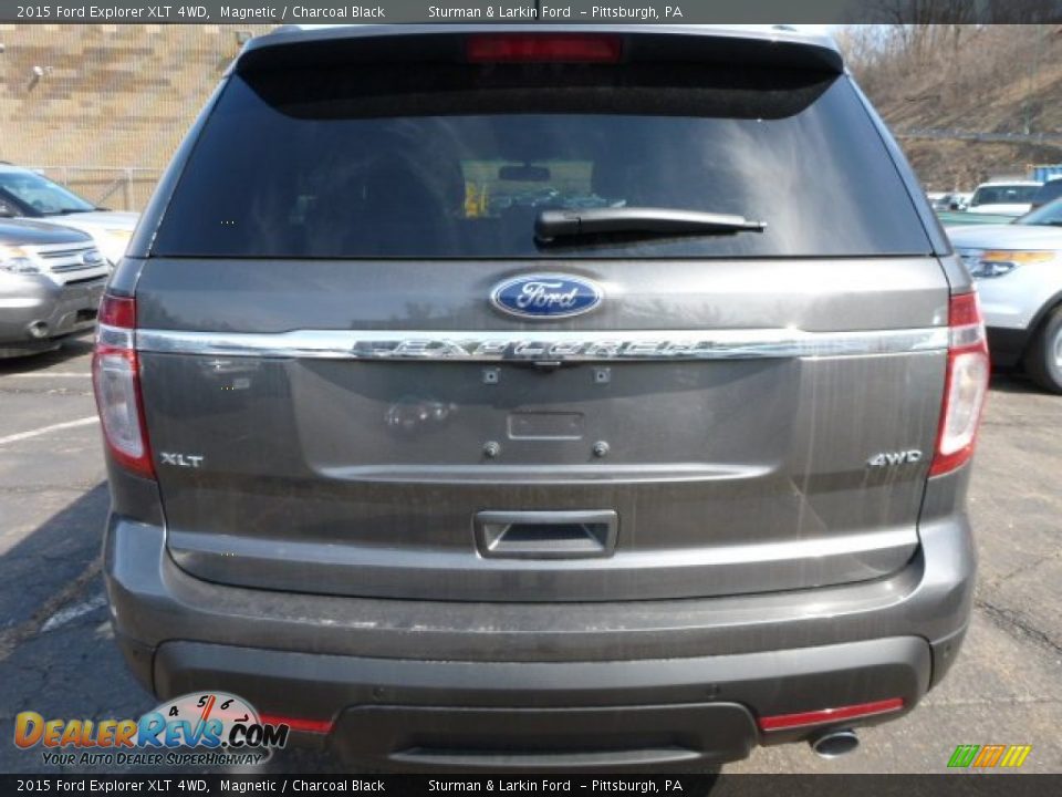 2015 Ford Explorer XLT 4WD Magnetic / Charcoal Black Photo #3