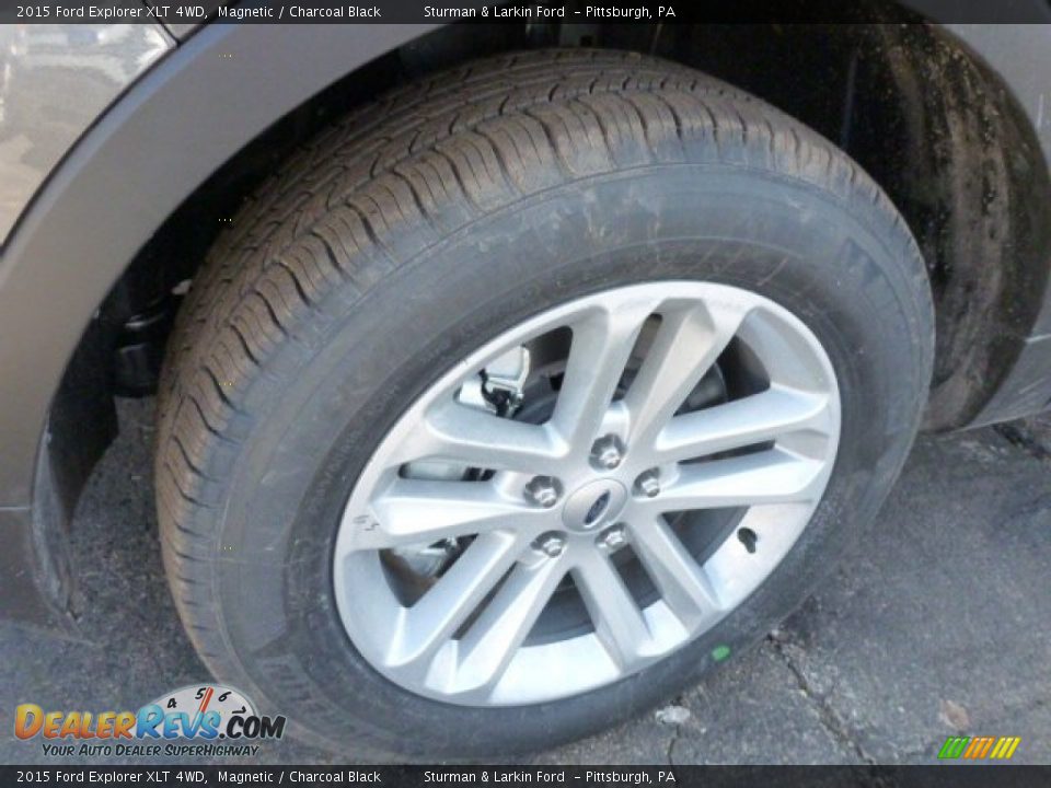 2015 Ford Explorer XLT 4WD Magnetic / Charcoal Black Photo #6