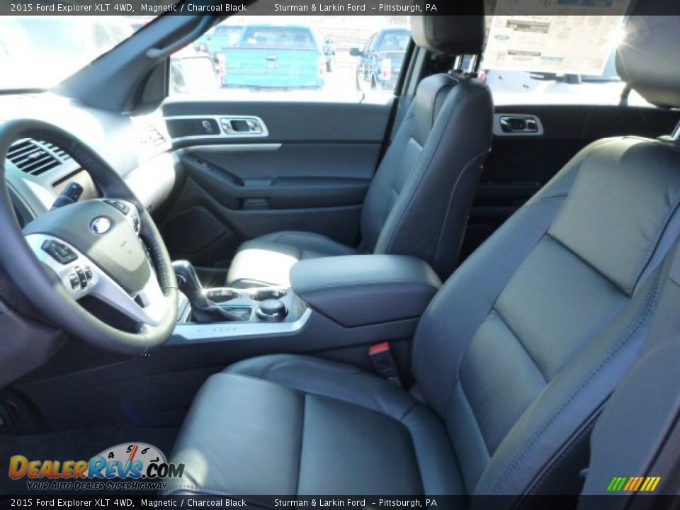 2015 Ford Explorer XLT 4WD Magnetic / Charcoal Black Photo #7