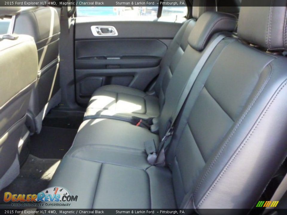 2015 Ford Explorer XLT 4WD Magnetic / Charcoal Black Photo #8