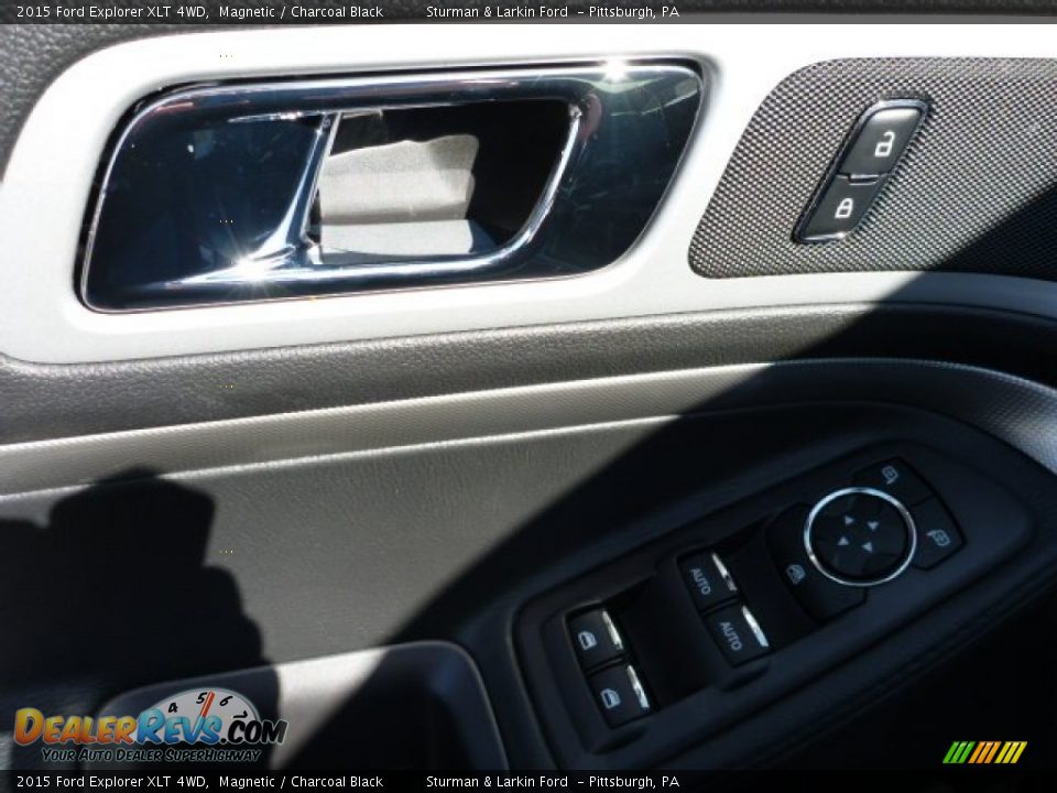 2015 Ford Explorer XLT 4WD Magnetic / Charcoal Black Photo #11