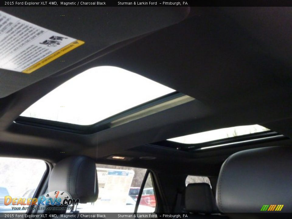 2015 Ford Explorer XLT 4WD Magnetic / Charcoal Black Photo #13