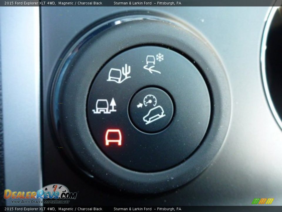 2015 Ford Explorer XLT 4WD Magnetic / Charcoal Black Photo #14