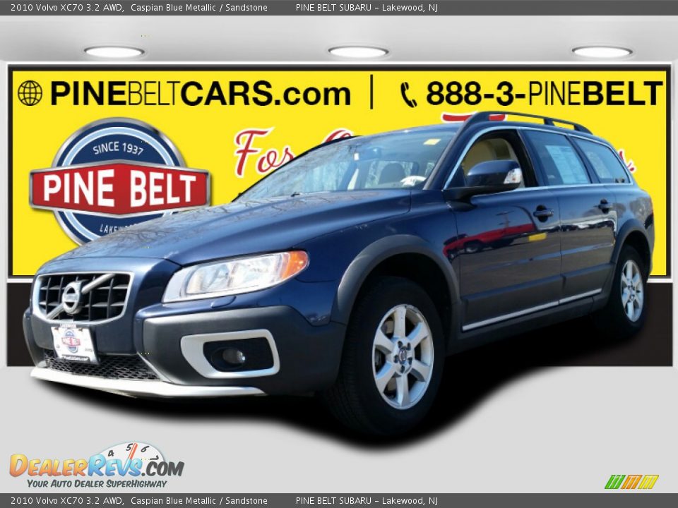 2010 Volvo XC70 3.2 AWD Caspian Blue Metallic / Sandstone Photo #1