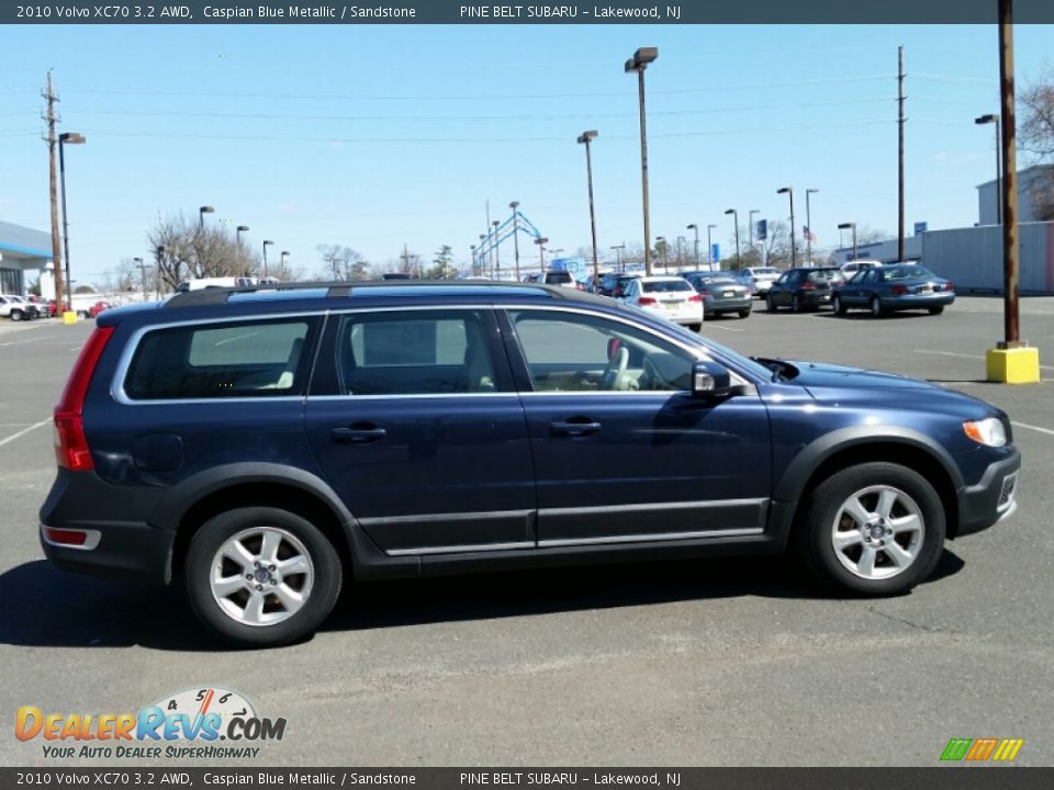 2010 Volvo XC70 3.2 AWD Caspian Blue Metallic / Sandstone Photo #5