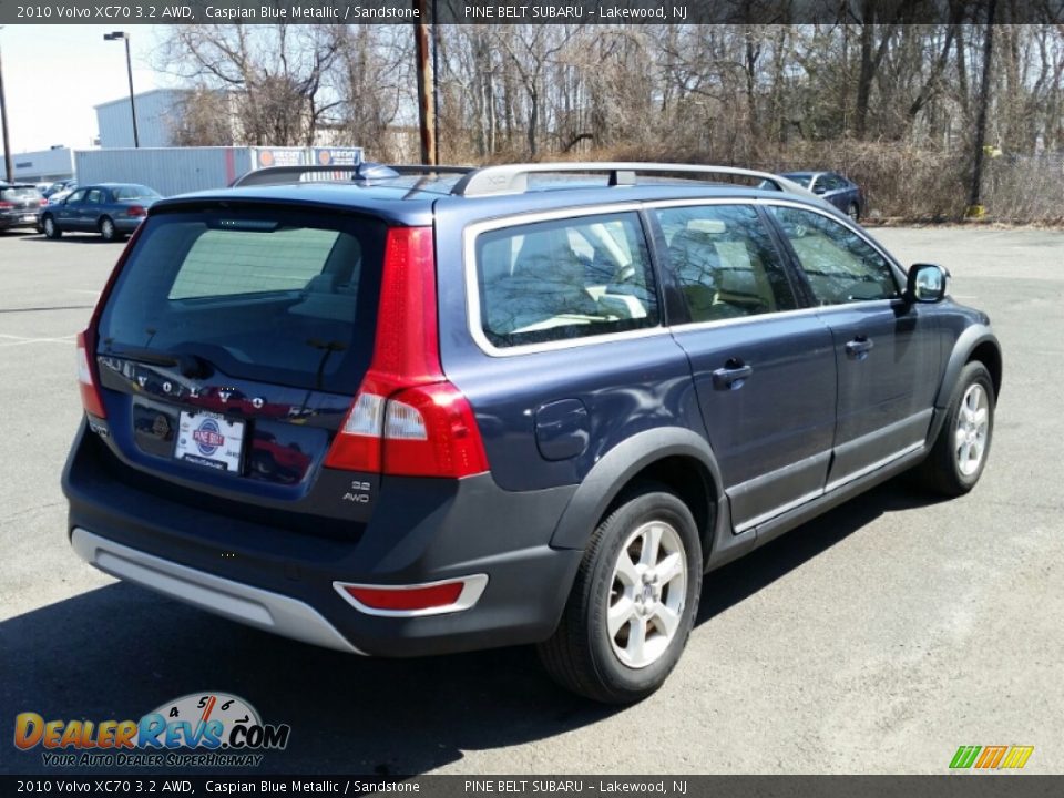 2010 Volvo XC70 3.2 AWD Caspian Blue Metallic / Sandstone Photo #7