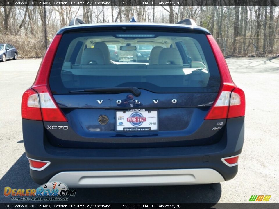 2010 Volvo XC70 3.2 AWD Caspian Blue Metallic / Sandstone Photo #8