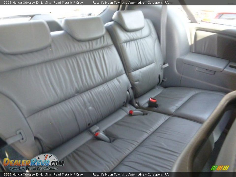 2005 Honda Odyssey EX-L Silver Pearl Metallic / Gray Photo #14