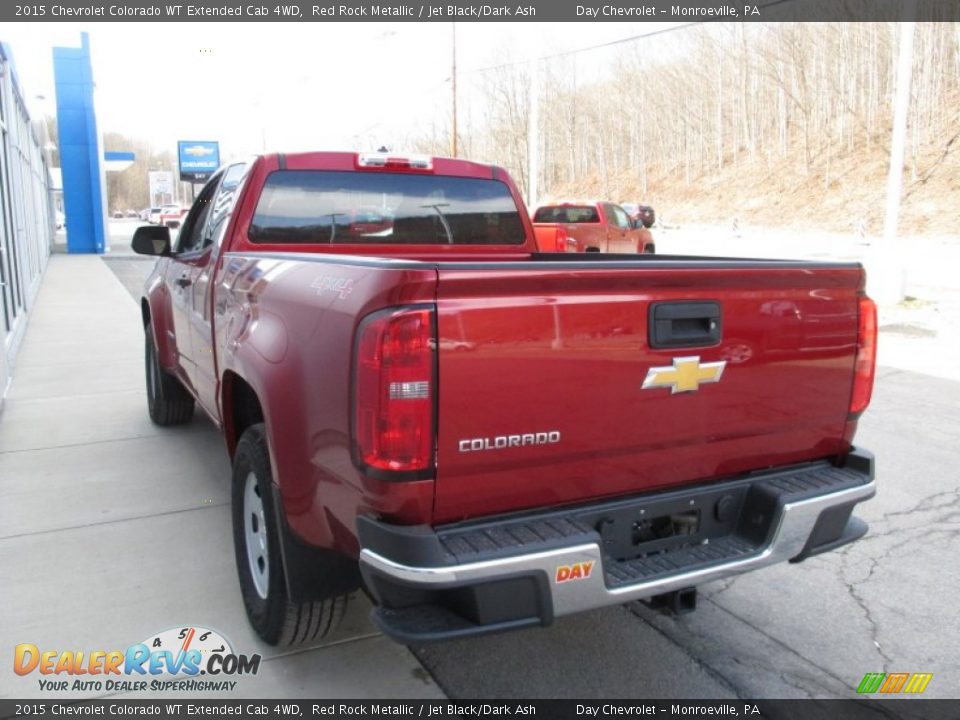 2015 Chevrolet Colorado WT Extended Cab 4WD Red Rock Metallic / Jet Black/Dark Ash Photo #7