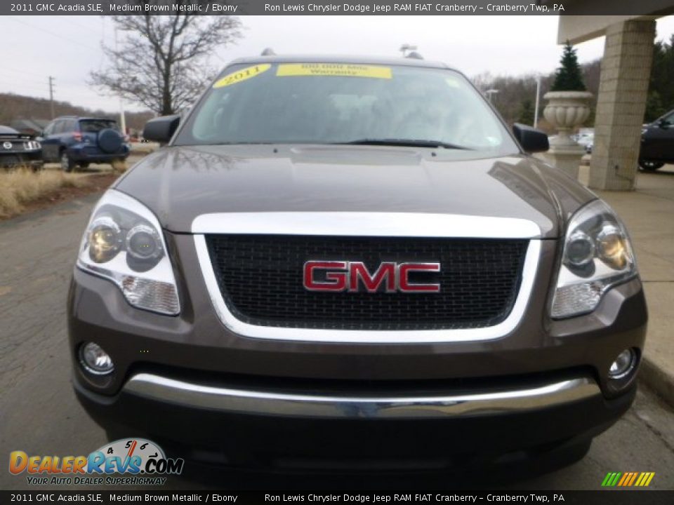 2011 GMC Acadia SLE Medium Brown Metallic / Ebony Photo #4