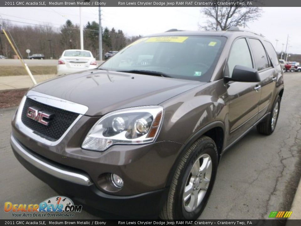 2011 GMC Acadia SLE Medium Brown Metallic / Ebony Photo #5