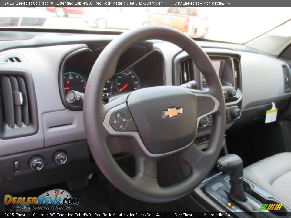 2015 Chevrolet Colorado WT Extended Cab 4WD Steering Wheel Photo #14
