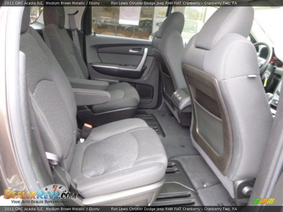 2011 GMC Acadia SLE Medium Brown Metallic / Ebony Photo #10