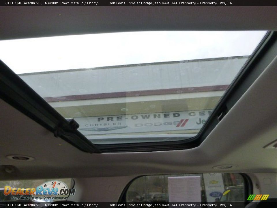 2011 GMC Acadia SLE Medium Brown Metallic / Ebony Photo #12