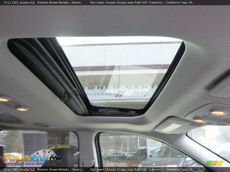 2011 GMC Acadia SLE Medium Brown Metallic / Ebony Photo #13