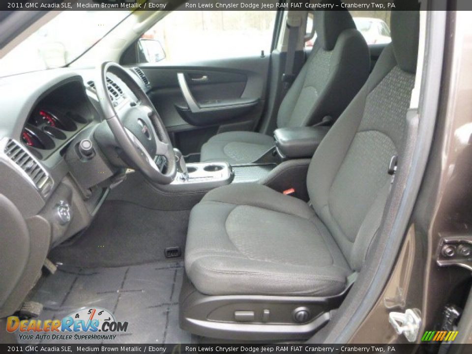 2011 GMC Acadia SLE Medium Brown Metallic / Ebony Photo #14