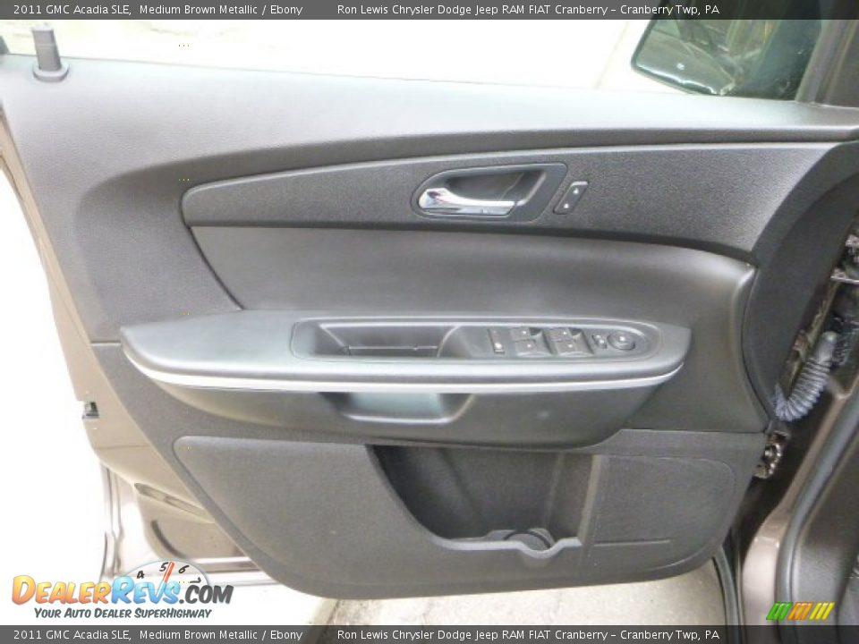 2011 GMC Acadia SLE Medium Brown Metallic / Ebony Photo #15