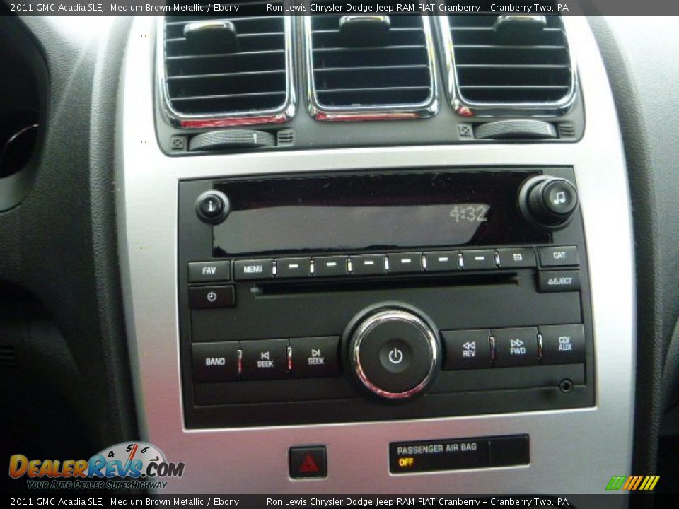 2011 GMC Acadia SLE Medium Brown Metallic / Ebony Photo #19