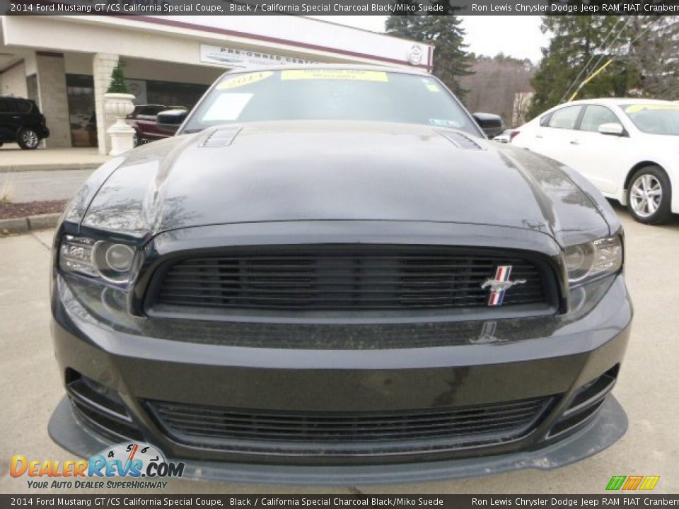 2014 Ford Mustang GT/CS California Special Coupe Black / California Special Charcoal Black/Miko Suede Photo #6