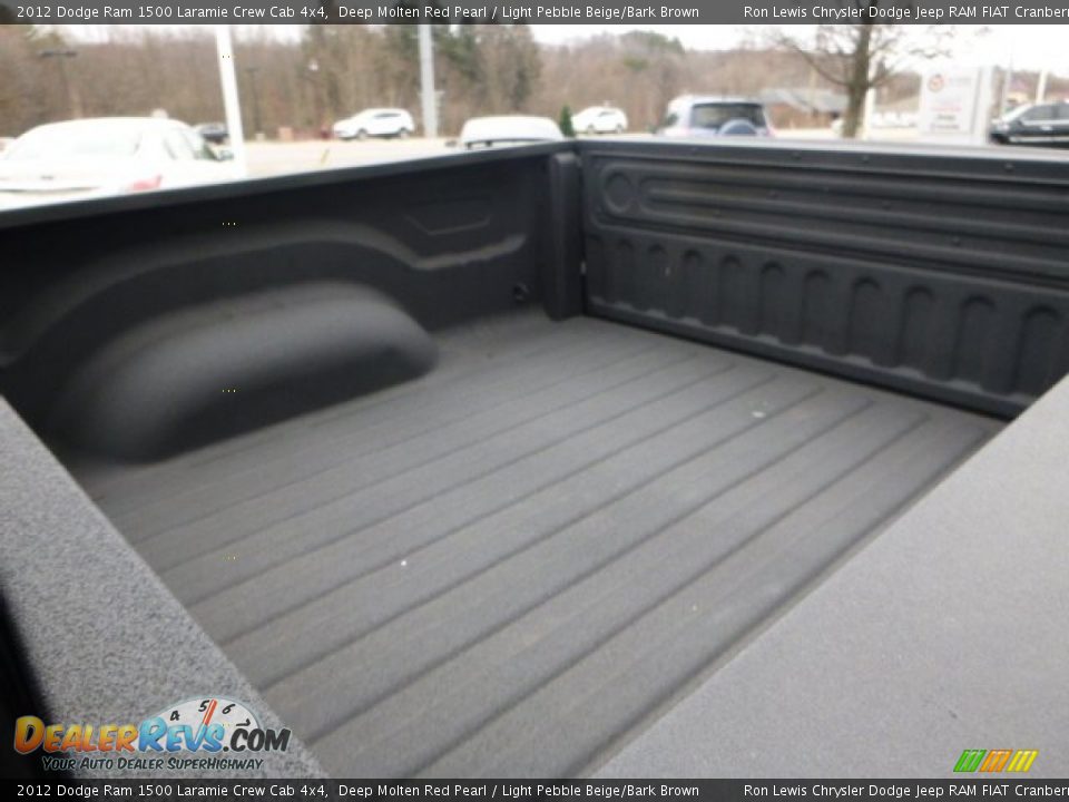 2012 Dodge Ram 1500 Laramie Crew Cab 4x4 Deep Molten Red Pearl / Light Pebble Beige/Bark Brown Photo #7