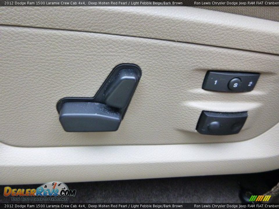 2012 Dodge Ram 1500 Laramie Crew Cab 4x4 Deep Molten Red Pearl / Light Pebble Beige/Bark Brown Photo #15