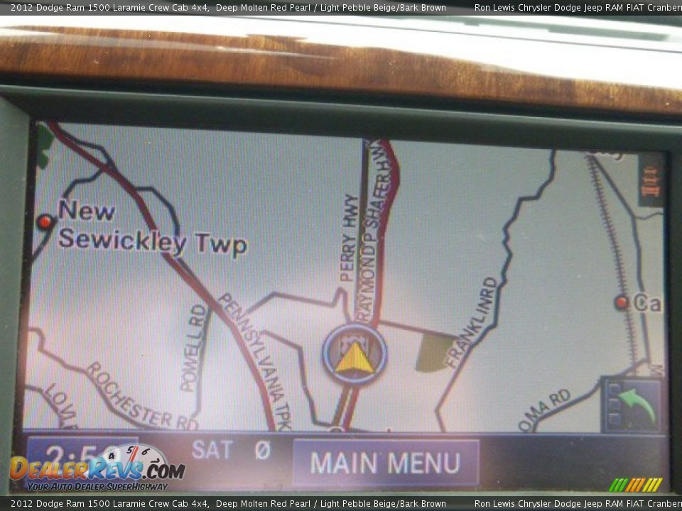 2012 Dodge Ram 1500 Laramie Crew Cab 4x4 Deep Molten Red Pearl / Light Pebble Beige/Bark Brown Photo #17