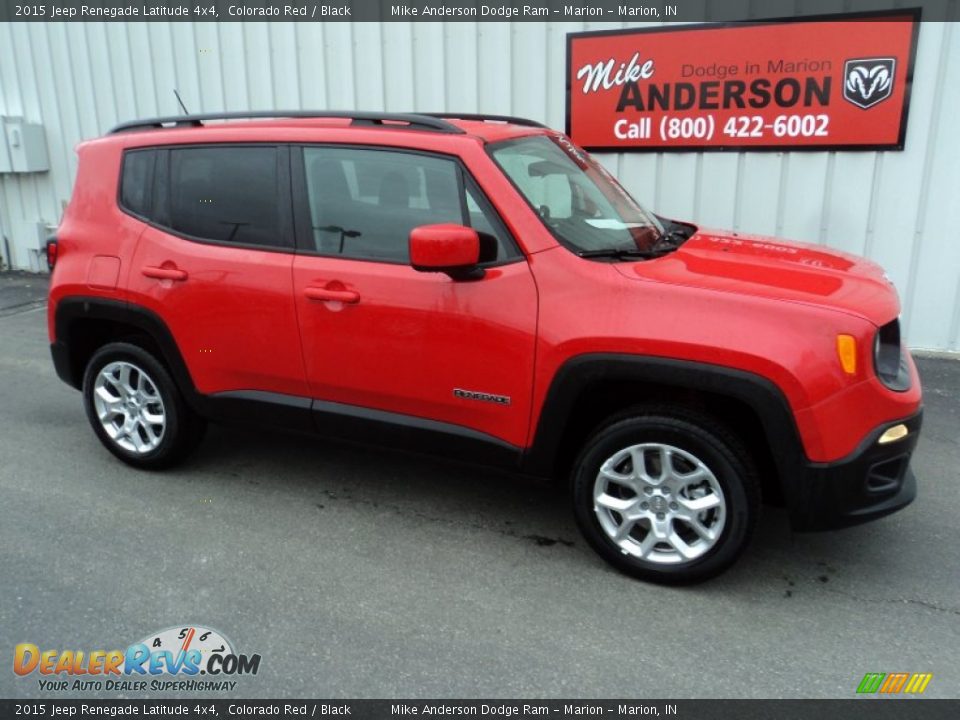2015 Jeep Renegade Latitude 4x4 Colorado Red / Black Photo #2