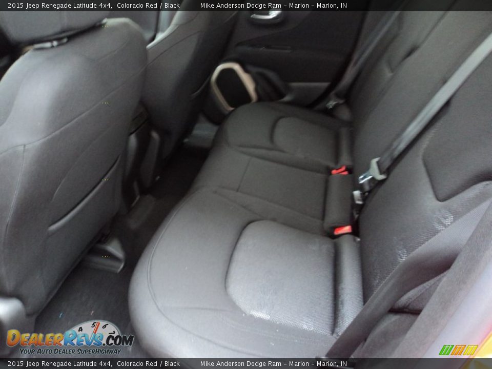 Rear Seat of 2015 Jeep Renegade Latitude 4x4 Photo #8