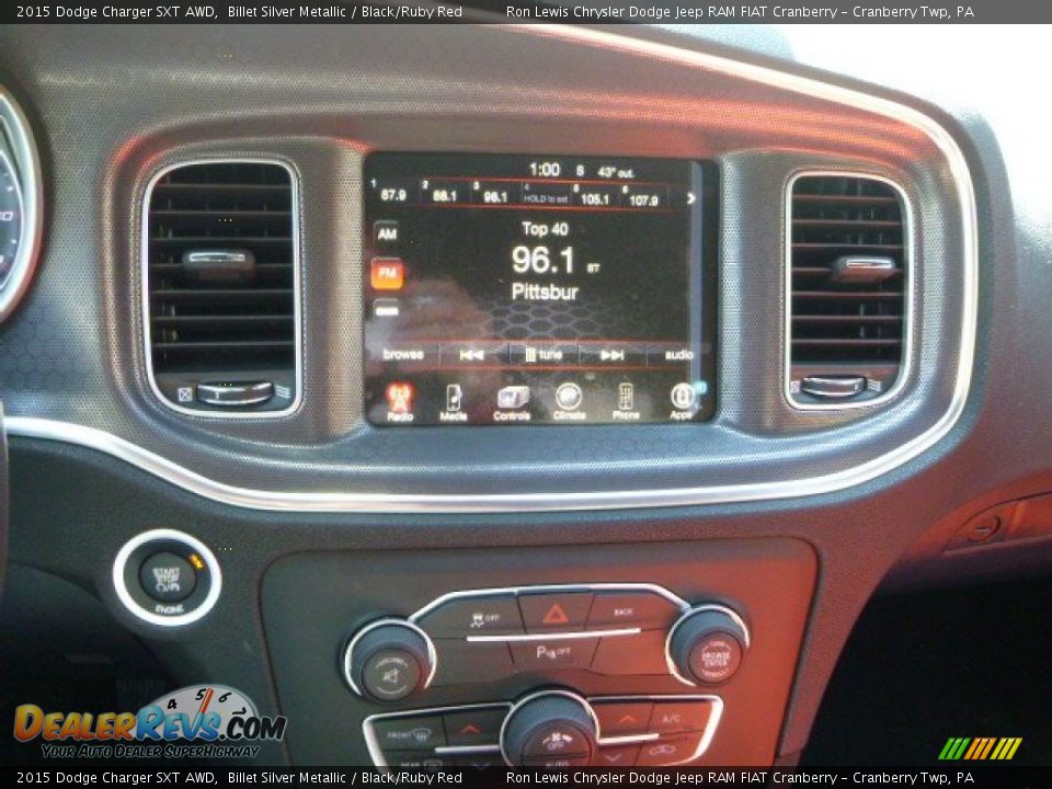 Controls of 2015 Dodge Charger SXT AWD Photo #15
