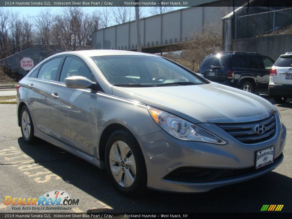2014 Hyundai Sonata GLS Iridescent Silver Blue Pearl / Gray Photo #3