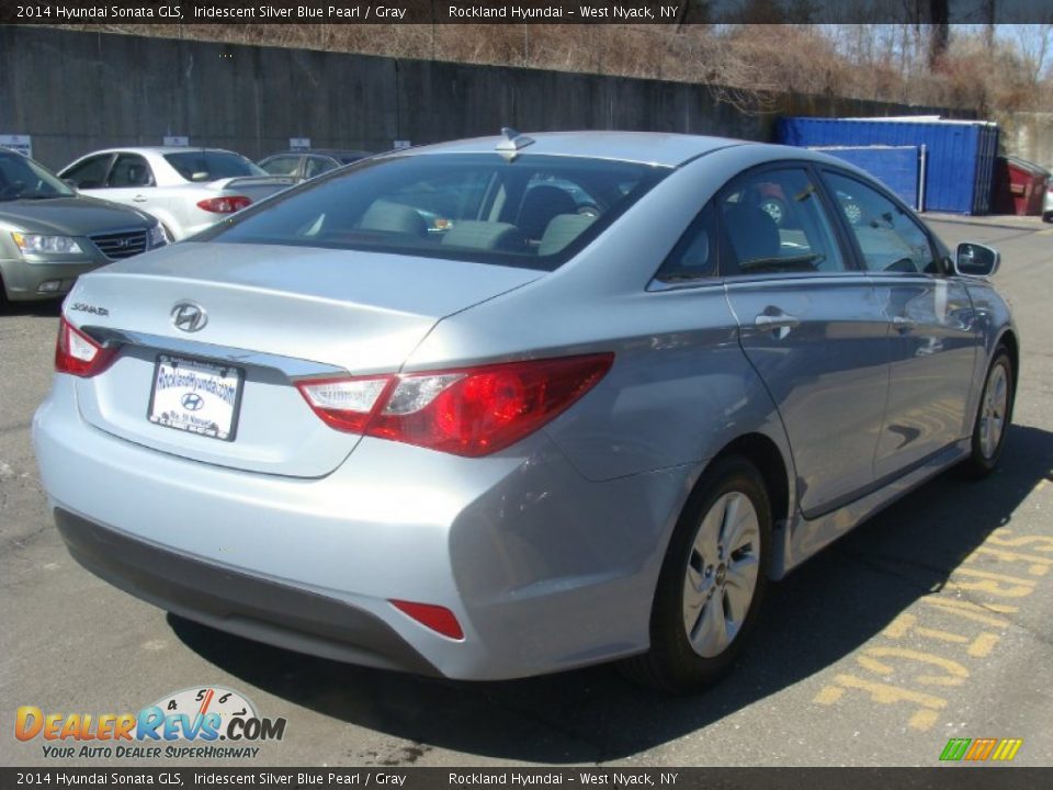2014 Hyundai Sonata GLS Iridescent Silver Blue Pearl / Gray Photo #4