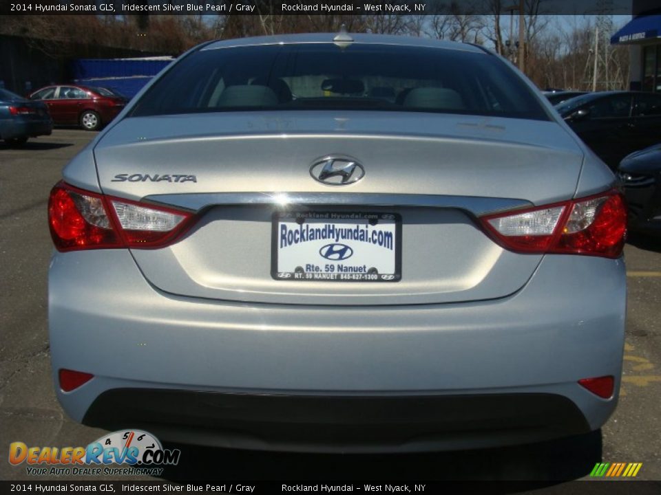 2014 Hyundai Sonata GLS Iridescent Silver Blue Pearl / Gray Photo #5