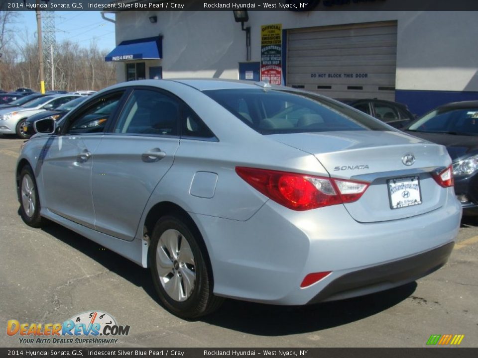2014 Hyundai Sonata GLS Iridescent Silver Blue Pearl / Gray Photo #6