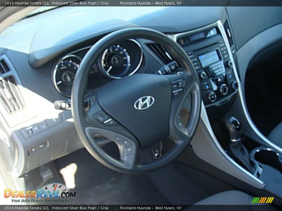 2014 Hyundai Sonata GLS Iridescent Silver Blue Pearl / Gray Photo #9