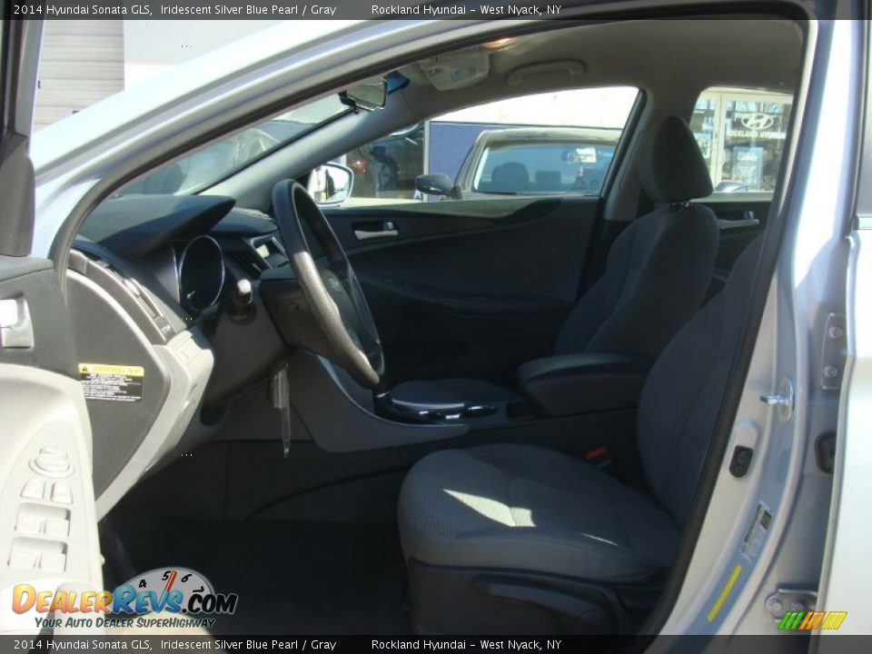 2014 Hyundai Sonata GLS Iridescent Silver Blue Pearl / Gray Photo #10