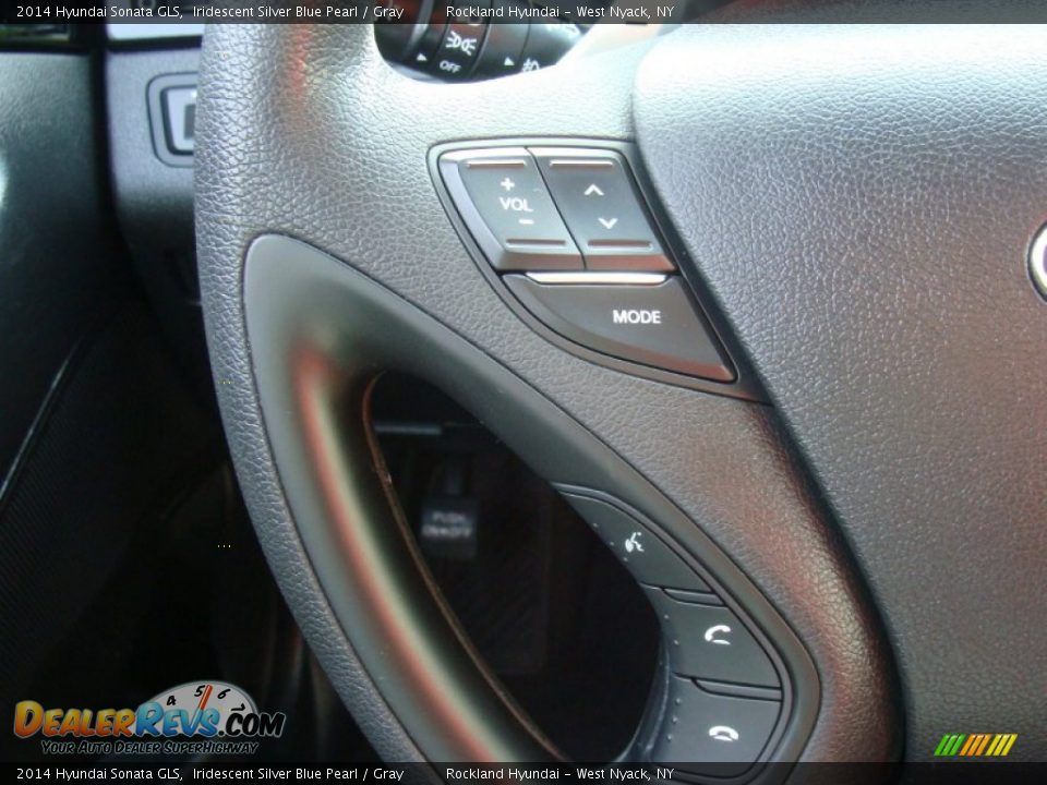 2014 Hyundai Sonata GLS Iridescent Silver Blue Pearl / Gray Photo #14