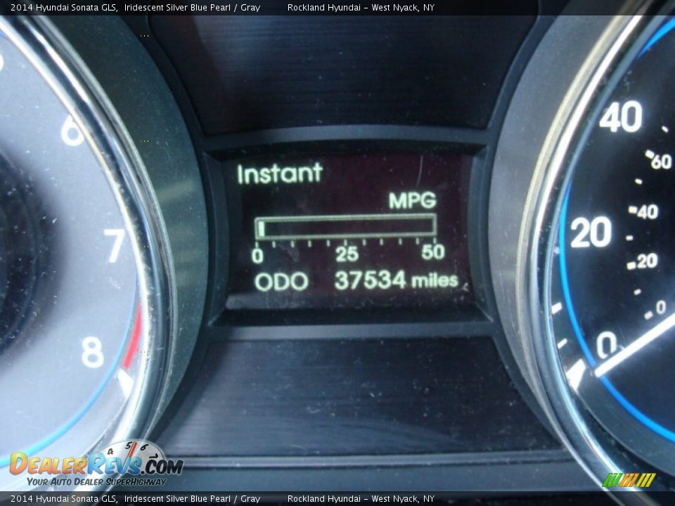 2014 Hyundai Sonata GLS Iridescent Silver Blue Pearl / Gray Photo #16