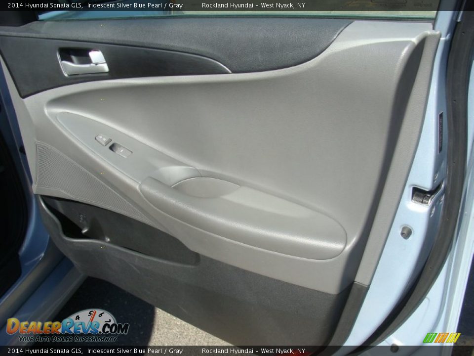 2014 Hyundai Sonata GLS Iridescent Silver Blue Pearl / Gray Photo #24