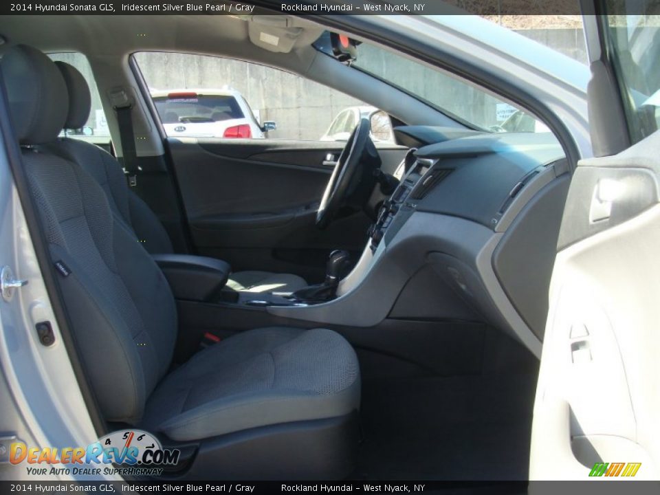 2014 Hyundai Sonata GLS Iridescent Silver Blue Pearl / Gray Photo #26