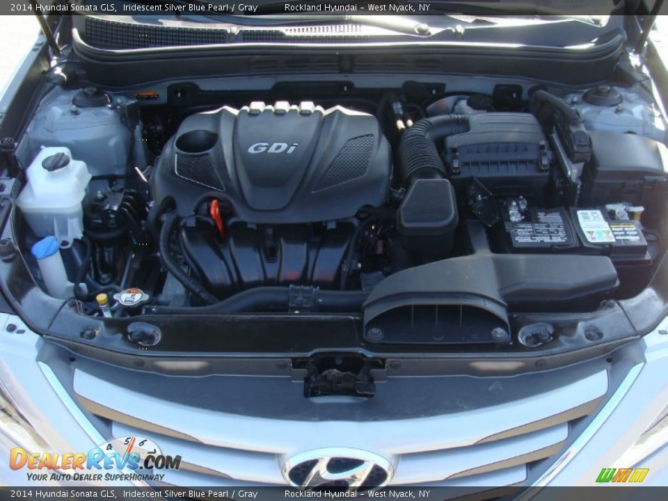 2014 Hyundai Sonata GLS Iridescent Silver Blue Pearl / Gray Photo #29