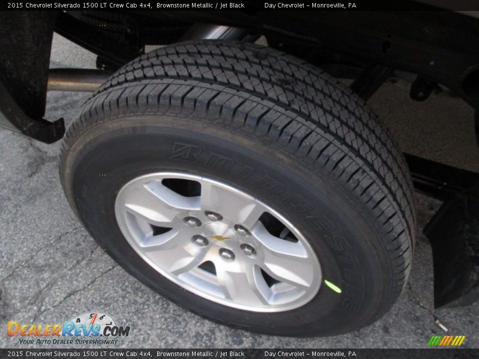 2015 Chevrolet Silverado 1500 LT Crew Cab 4x4 Brownstone Metallic / Jet Black Photo #4