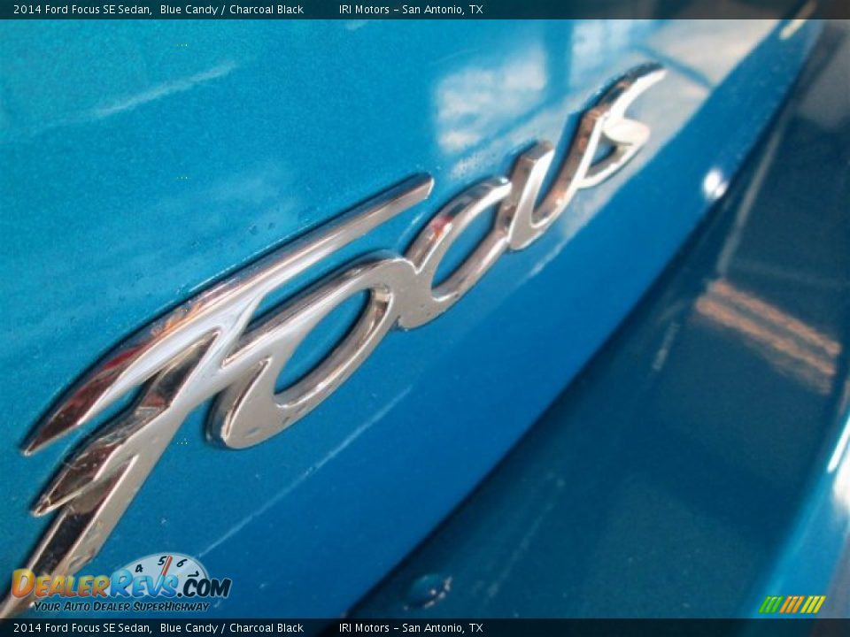 2014 Ford Focus SE Sedan Blue Candy / Charcoal Black Photo #7