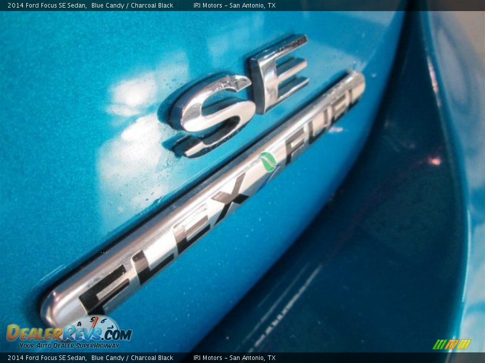 2014 Ford Focus SE Sedan Blue Candy / Charcoal Black Photo #8