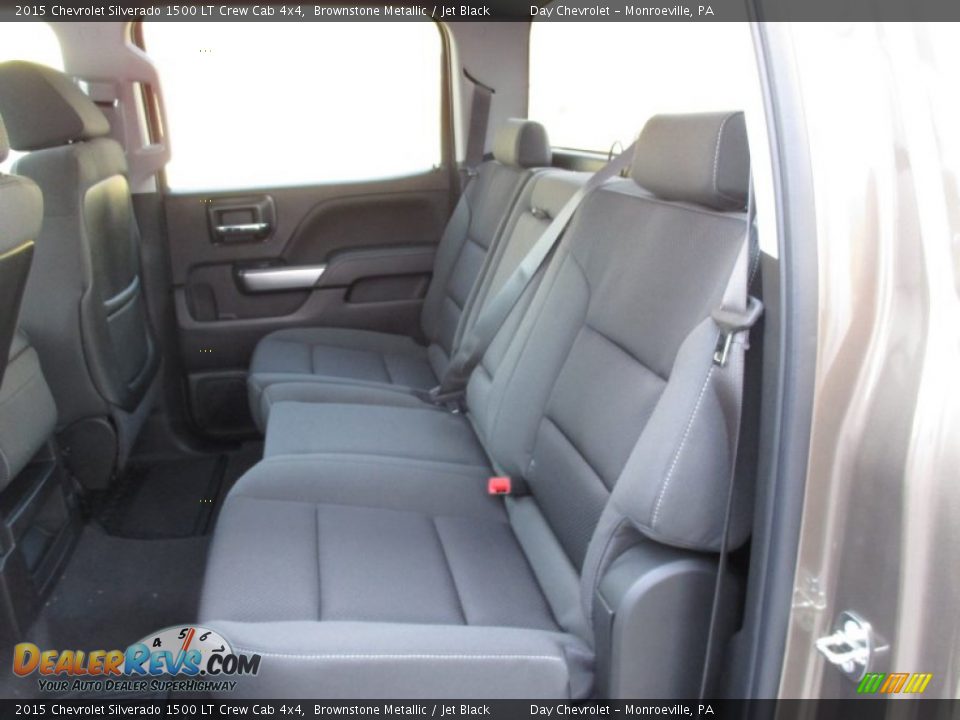 2015 Chevrolet Silverado 1500 LT Crew Cab 4x4 Brownstone Metallic / Jet Black Photo #14