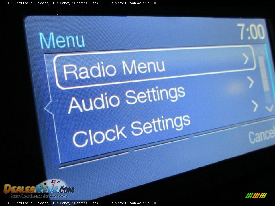 2014 Ford Focus SE Sedan Blue Candy / Charcoal Black Photo #18