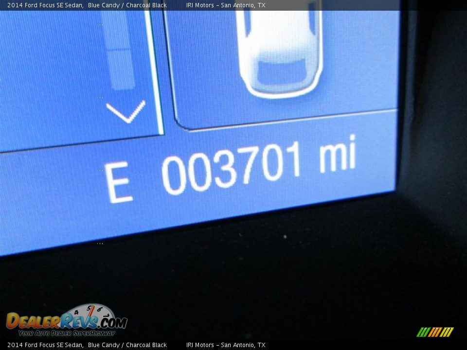 2014 Ford Focus SE Sedan Blue Candy / Charcoal Black Photo #19